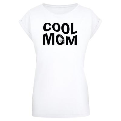 T-Shirt MERCHCODE "Merchcode Damen Ladies Mothers Day - Cool mom T-Shirt" Gr. 3XL, weiß (white) Herren Shirts