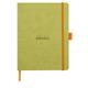 Rhodia 117786C Meeting Book (DIN A5+, 160 x 210 mm, 80 Blatt, 90 g, elegant und praktisch) 1 Stück anisgrün