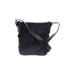 Coach Factory Leather Crossbody Bag: Pebbled Black Solid Bags