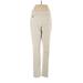 Peck & Peck Dress Pants - High Rise: Ivory Bottoms - Women's Size 8