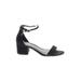 Steve Madden Sandals: Black Solid Shoes - Women's Size 10 - Open Toe