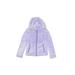 Lands' End Fleece Jacket: Purple Solid Jackets & Outerwear - Kids Girl's Size 4