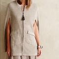 Anthropologie Jackets & Coats | Anthropologie Poncho Cape Satie And Sunday | Color: Gray | Size: Xs