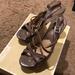 Michael Kors Shoes | Michael Kors Astor Sling Madras | Color: Brown/Black | Size: 7.5