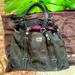 Coach Bags | Coach Mia Signature Outline Black Carryall 15402 Shoulder Bag With Dust Bag | Color: Black/Purple | Size: Os