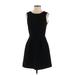 Madewell Casual Dress - A-Line: Black Solid Dresses - Women's Size 2