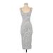 Urban Outfitters Casual Dress - Midi: Gray Marled Dresses - Women's Size Small