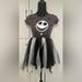 Disney Dresses | Disney Tim Burton's The Nightmare Before Christmas Girl Dress. Size M | Color: Black/Gray | Size: Mg