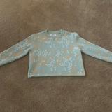 Zara Shirts & Tops | Flower Patterned Zara Sweater | Color: Blue/Green | Size: 12g