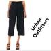 Urban Outfitters Pants & Jumpsuits | Alice & Urban Outfitters Black High Waist Cropped Pants Culottes Size 2 New | Color: Black | Size: 2