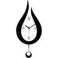 XBR Mantle Clocks For Living Room,Wall Clock Radio Controlled Water Drops Swing Wall Clock Modern Design Nordic Style Living Room Wall Clocks Fashion Creative Bedroom Wall Clock relojes de pared