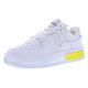 NIKE Air Force 1 Fontanka White Leather Trainers Sneakers Shoes DA7024 (White/Photon Dust/Opti Yellow/Summit White 101) (Numeric_5)