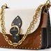 Coach Bags | Coach Beat Shoulder Bag In Colorblock With Rivets - Brass/Vintage Khaki Multi | Color: Tan | Size: Os