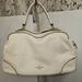Coach Bags | Coach Polished Pebble Leather Lane Women's Satchel Bag -Cream | Color: Cream | Size: Os