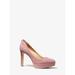 Michael Kors Shoes | Michael Kors Chantal Suede Platform Pump 7.5 Royal Pink (Pink) New | Color: Pink | Size: 7.5