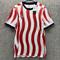 Adidas Shirts | Adidas Shirt Men Medium Red White Striped Football Soccer Prematch Football | Color: Red/White | Size: M