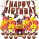 NALsa Superhero Theme Kid Birthday Balloon Party Decoration Wonders Woman Banner Cake Card Set Baby Shower Event Supplies