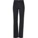 Bequeme Jeans URBAN CLASSICS "Damen Ladies Highwaist Straight Slit Denim Pants" Gr. 27, Normalgrößen, schwarz (blackwashed) Damen Jeans