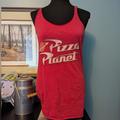 Disney Tops | Disney Toy Story Pizza Planet Tank Top, Size Medium | Color: Red | Size: M