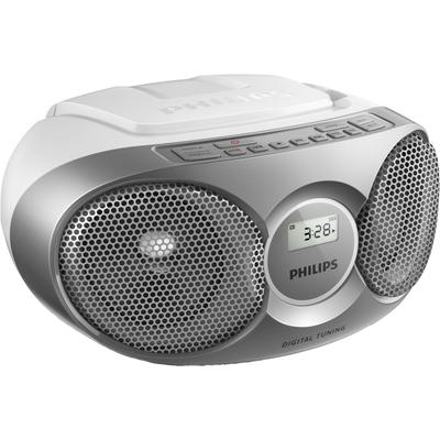 PHILIPS Radio "AZ215S", silber, B:25,2cm H:12,4cm T:23,2cm, Radios Image
