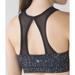 Lululemon Athletica Intimates & Sleepwear | Lululemon Size 8 Sports Bra Meshed Up Black White Speckles Athleisure Yoga | Color: Black | Size: 8