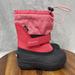 Columbia Shoes | Columbia Snow Boots Girls 10 Pink Powderbug Ii Waterproof Felt Liner Little Kids | Color: Black/Pink | Size: 10g