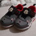 Disney Shoes | Disney Jr Mickey Mouse Light Up Sneakers | Color: Gray/Red | Size: 6bb