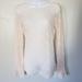 Free People Tops | Intimately Free People Peach Lace Long Sleeve Top | Color: Cream/Orange | Size: M