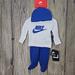 Nike Matching Sets | Nike Newborn 3 Piece Set Sz Newborn | Color: Blue/White | Size: Newborn