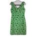 Lilly Pulitzer Dresses | Lilly Pulitzer Womens Kiki Dress Size 4 Jacquard Day Dreamer Green White V Neck | Color: Green/White | Size: 4