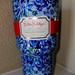 Lilly Pulitzer Dining | Lilly Pulitzer Stainless Steel Insulated Tumbler With Lid | Color: Blue/White | Size: Os