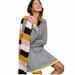 Anthropologie Dresses | Anthropologie Arsenau Gray Yellow Alpaca Blend Cozy Comfort Sweater Dress Xs | Color: Gray/Yellow | Size: Xs