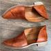 Free People Shoes | Free People Royale Leather Cut Out Shoes Size 37 | 7 Made In Spain | Color: Brown/Tan | Size: 7