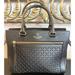 Kate Spade Bags | New Kate Spade New York Laser Cut Black Satchel/Shoulder Bag Signature Lined | Color: Black/Gold | Size: Os