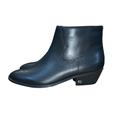 Coach Shoes | Coach Women’s Dannie Black Leather Ankle Boots Size 9 Fashion Booties Heeled | Color: Black/Brown | Size: 9