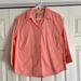 Columbia Tops | Columbia Women's Salmon 3/4 Length Sleeve Button Up Top ~ Ladies Size Xl | Color: Orange/Pink | Size: Xl