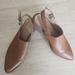 Madewell Shoes | Lucky Brand Women's Leather Sling Mules Size 7 | Color: Brown | Size: 6.5