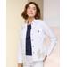 Draper's & Damon's Women's Soft Stretch Denim Embellished Jacket - White - 2X