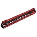 UTG Pro M-LOK AR15 15in Ultra Slim Rail Black / Red 2-Tone MTU019SSM3R2