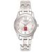 Women's NC State Wolfpack Silver-Tone Dial Stainless Steel Quartz Watch