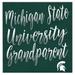 Michigan State Spartans 10'' x Grandparent Plaque