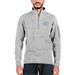 Men's Antigua Gray Southern University Jaguars Fortune Quarter-Zip Pullover Jacket