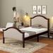 Twin Bed with Upholstered Headboard and Footboard
