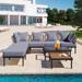 8-Piece Patio Sectional Sofa Set for Outdoor Oasis,Garden,Patio and Poolside