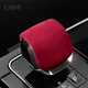 For Land Rover Discovery 5 RANGE ROVER Velar 2021 2022 2023 2024 Leather Car Gear Shift Knob Cover
