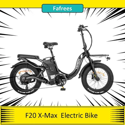 Fafrees-Vélo électrique pliable F20 X-Max 48V 750W moteur sans balais batterie 30Ah 20x4.0