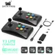 DATA FROG Y3 Arcade 4K Video Game Console with Game Arcade Keyboard Built-in 10000 Games Stick For