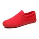 Chaussures en toile rouge chinoise pour hommes et femmes chaussures de travail pour hommes