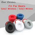 Oreillettes sans fil Beats Solo 3 remplacement du casque coussretours d'oreille en cuir PU