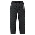 Pantalon Épais en Velours pour Homme Chaud Polyvalent Poches Zippées Sécurisées Accessoires